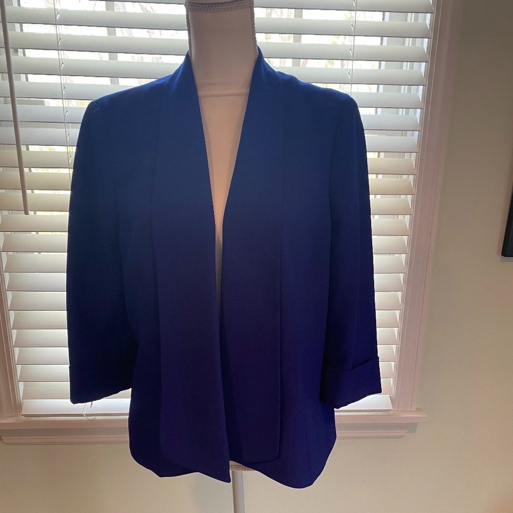 Jones Studio Shawl Collar 3/4 sleeve Blazer  14P